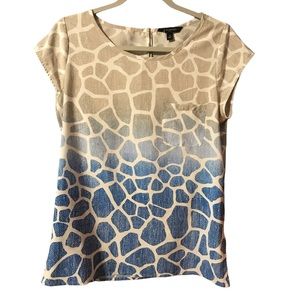 Banana Republic Giraffe Print Top